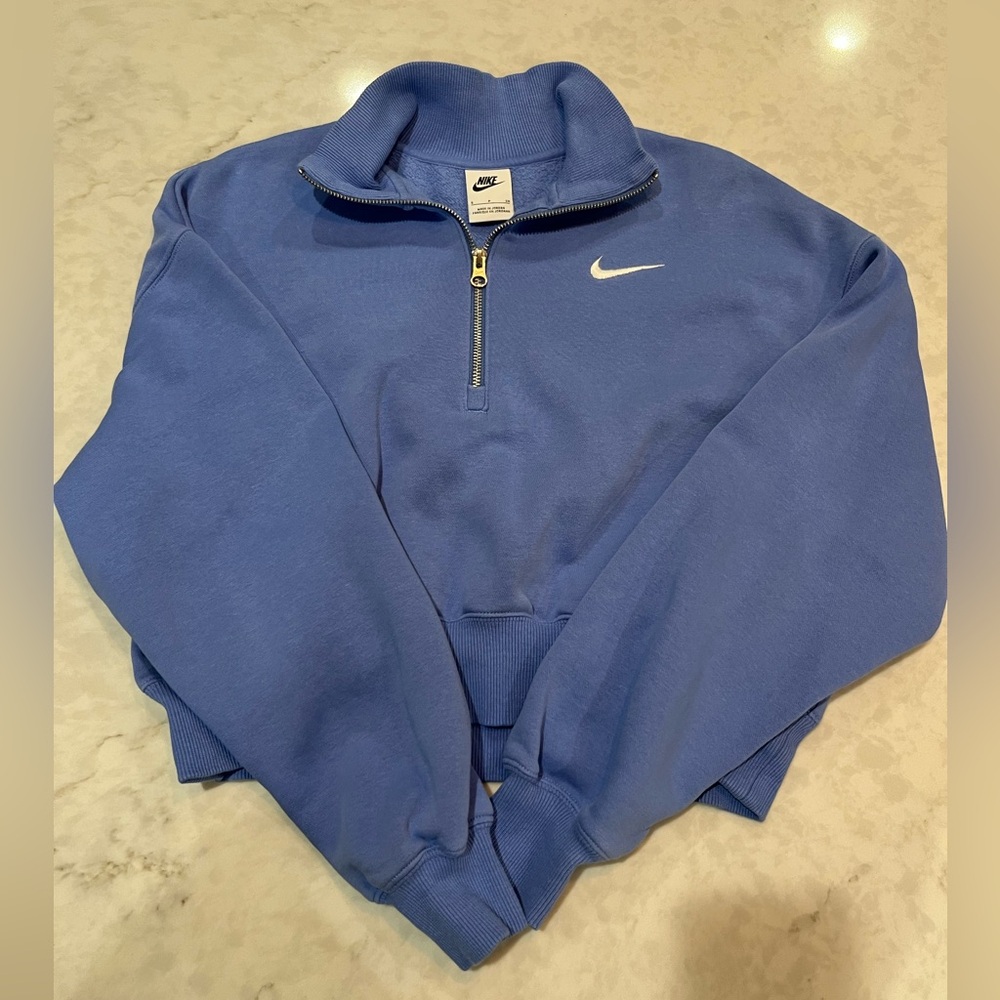 Nike Women's Sportswear Phoenix Fleece Oversized 1/2-Zip Crop Sweatshirt